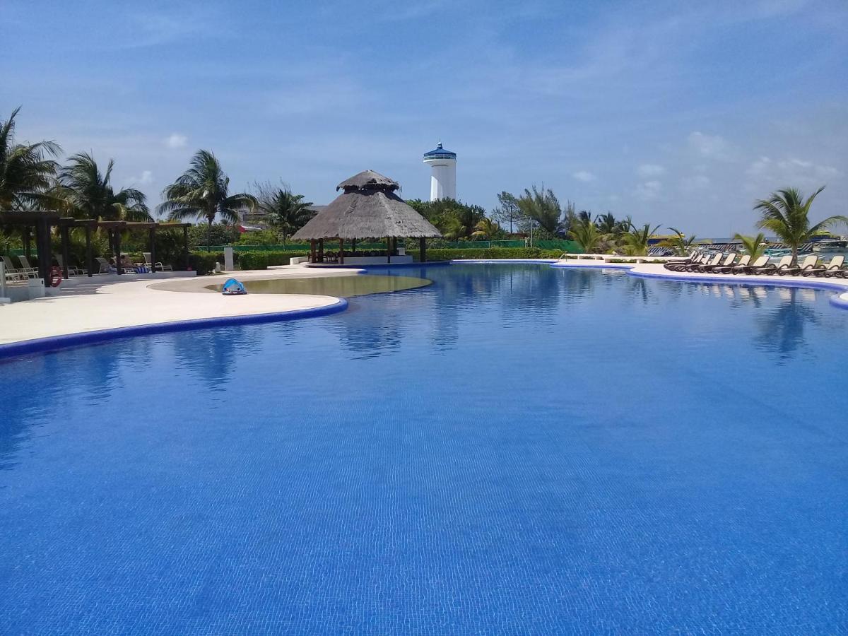 Swim The Caribbean & Work With A View Apartment Cancun Ngoại thất bức ảnh