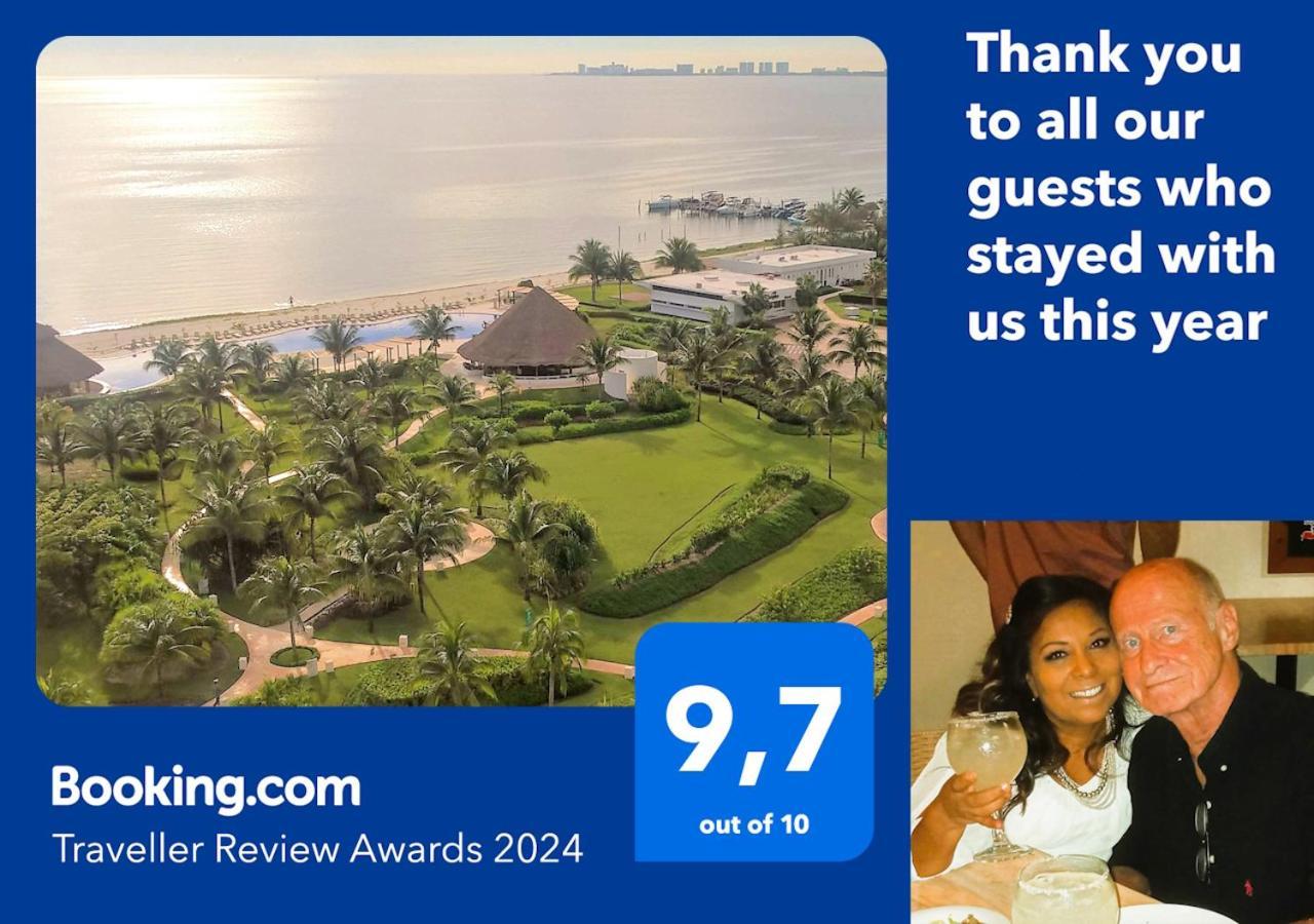 Swim The Caribbean & Work With A View Apartment Cancun Ngoại thất bức ảnh